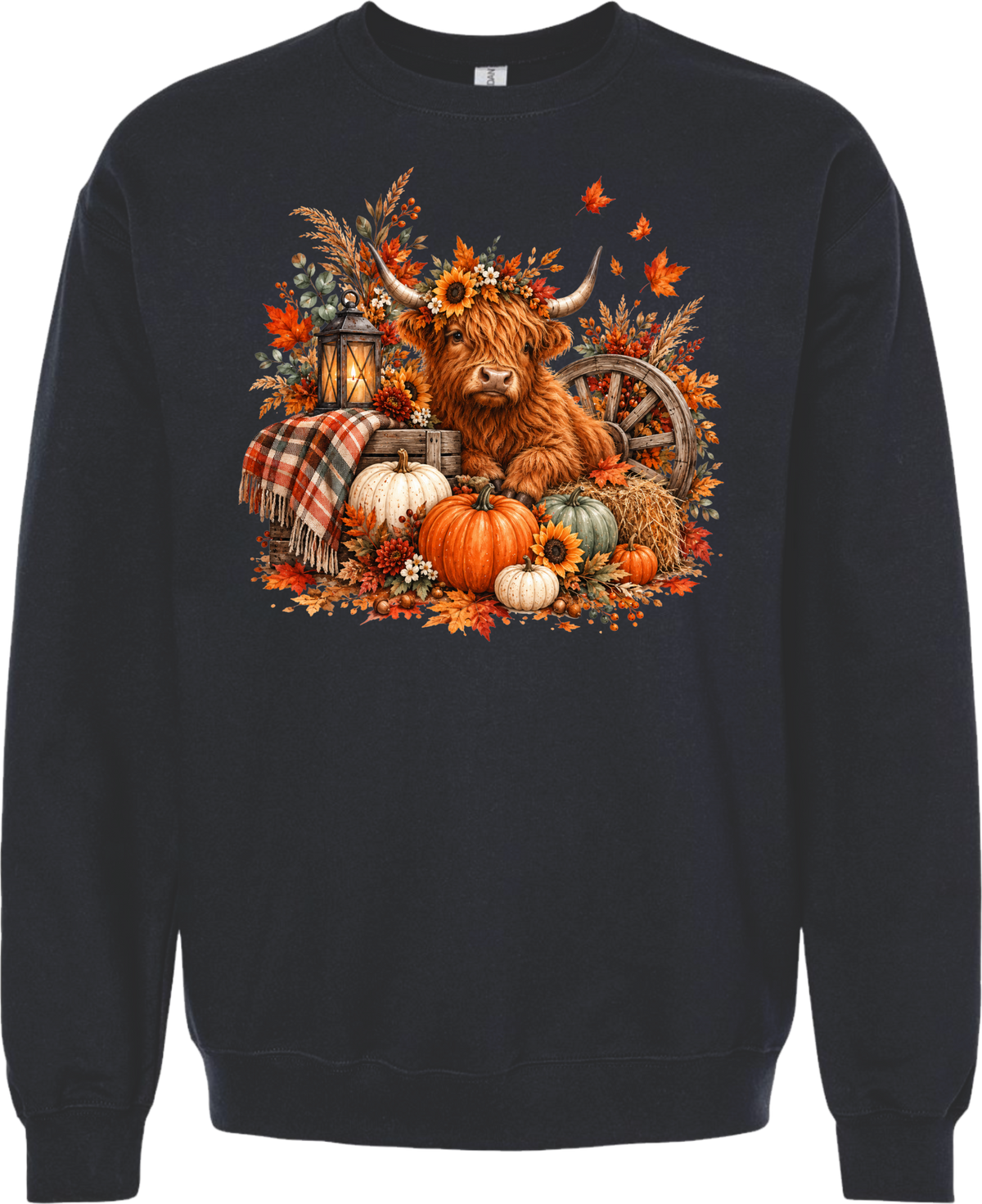 Fall Highland Cow