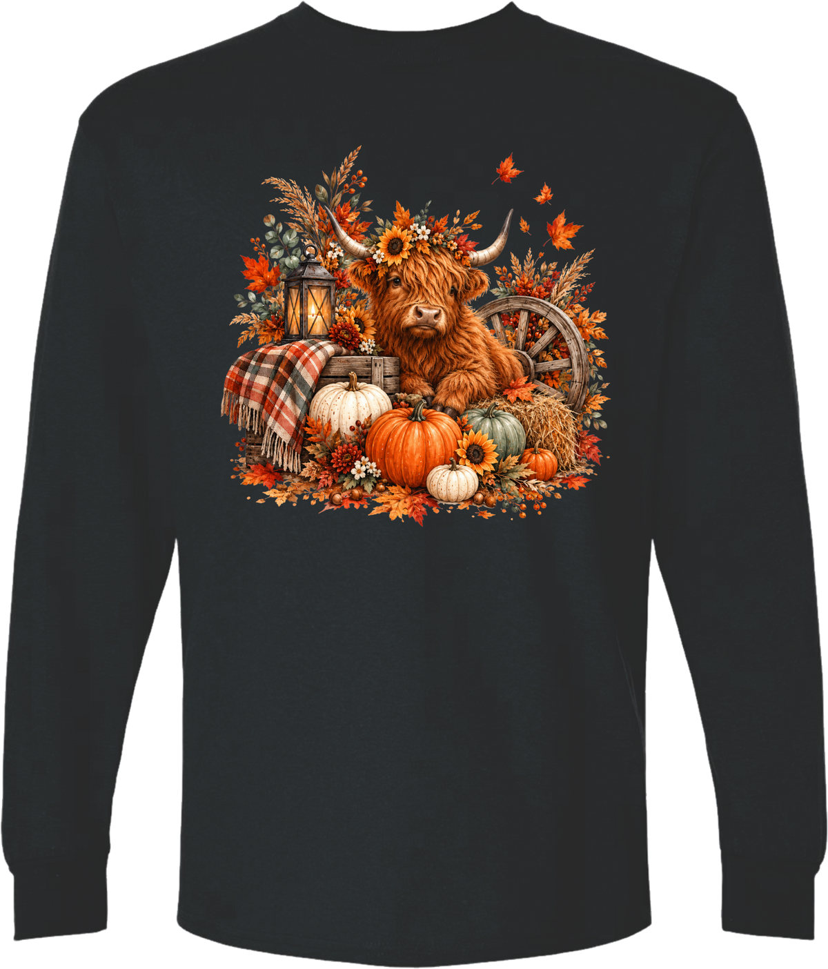 Fall Highland Cow