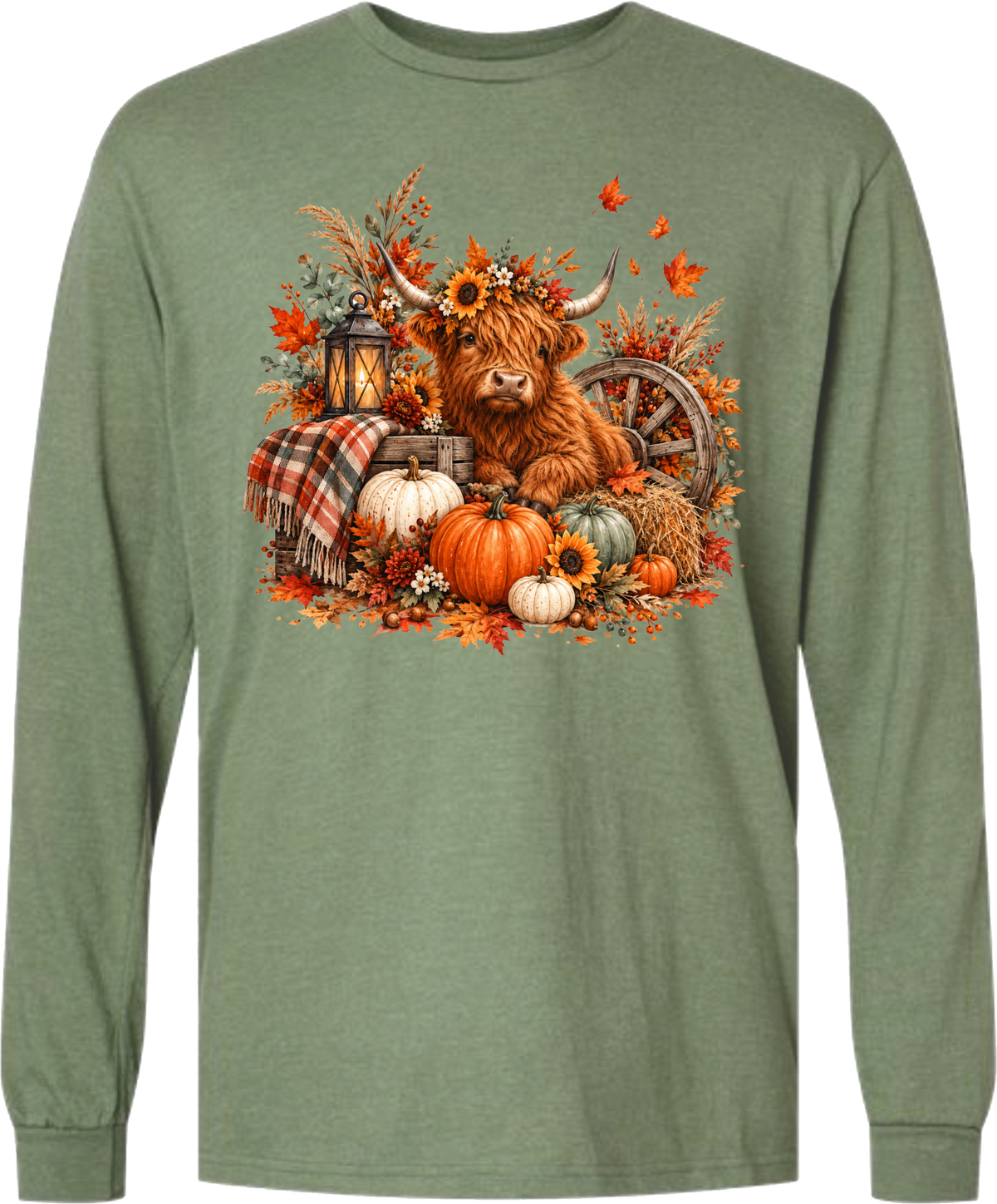 Fall Highland Cow