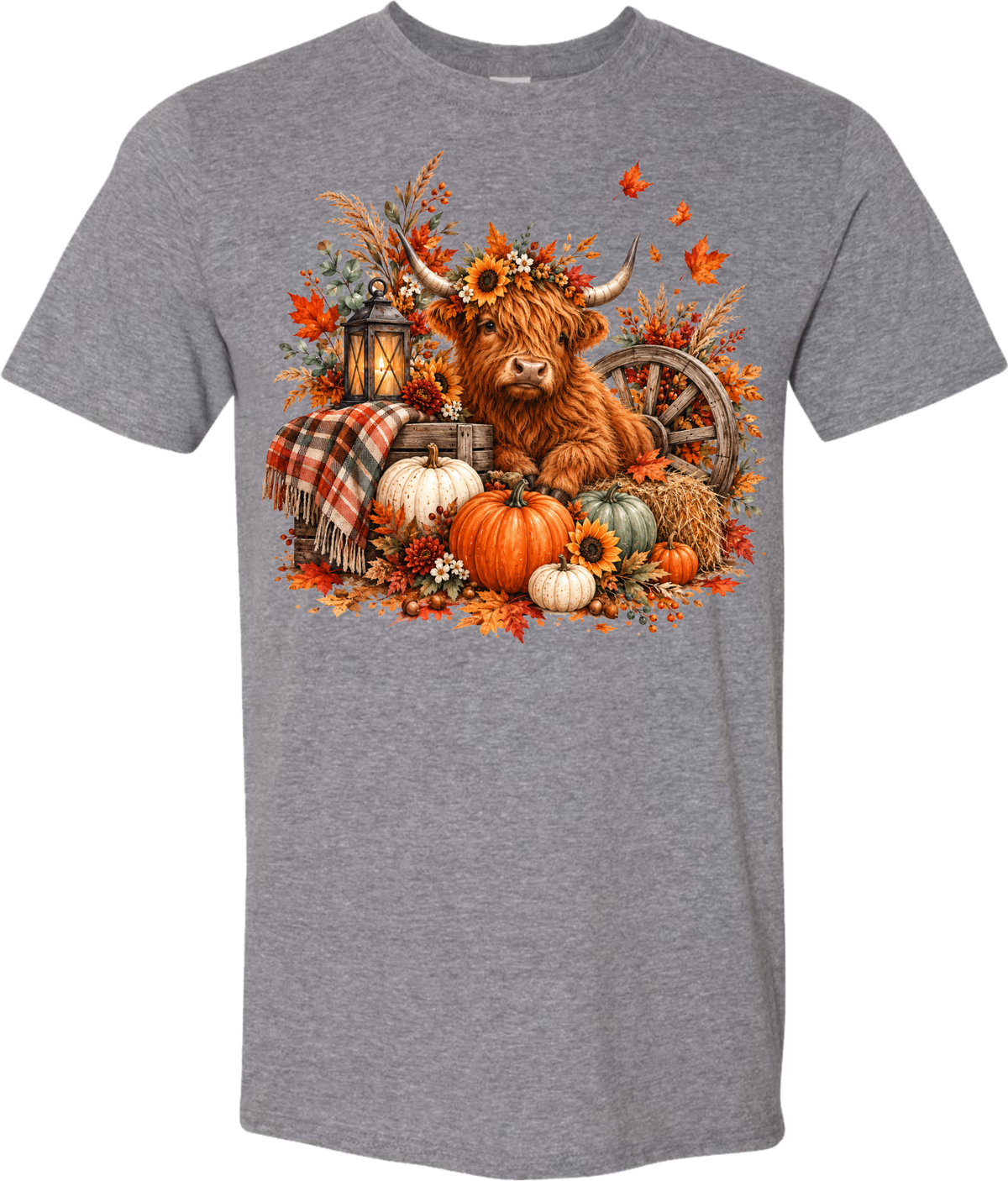 Fall Highland Cow