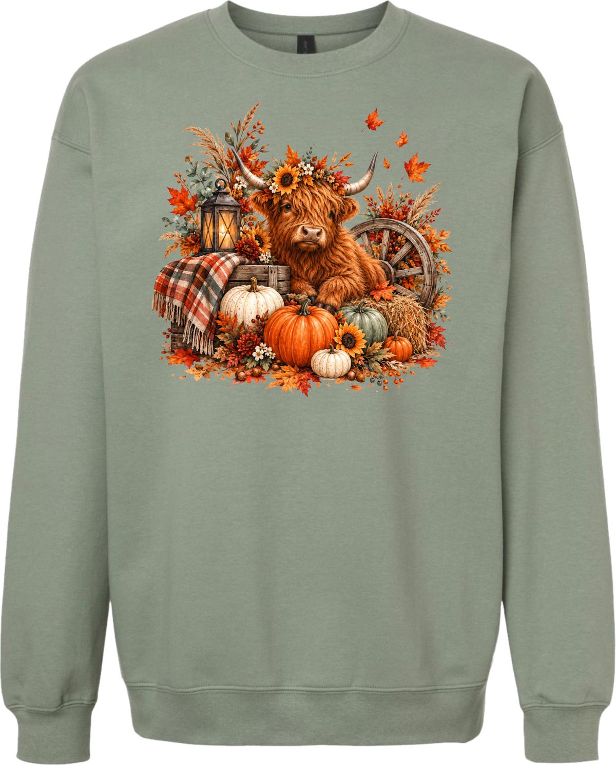 Fall Highland Cow