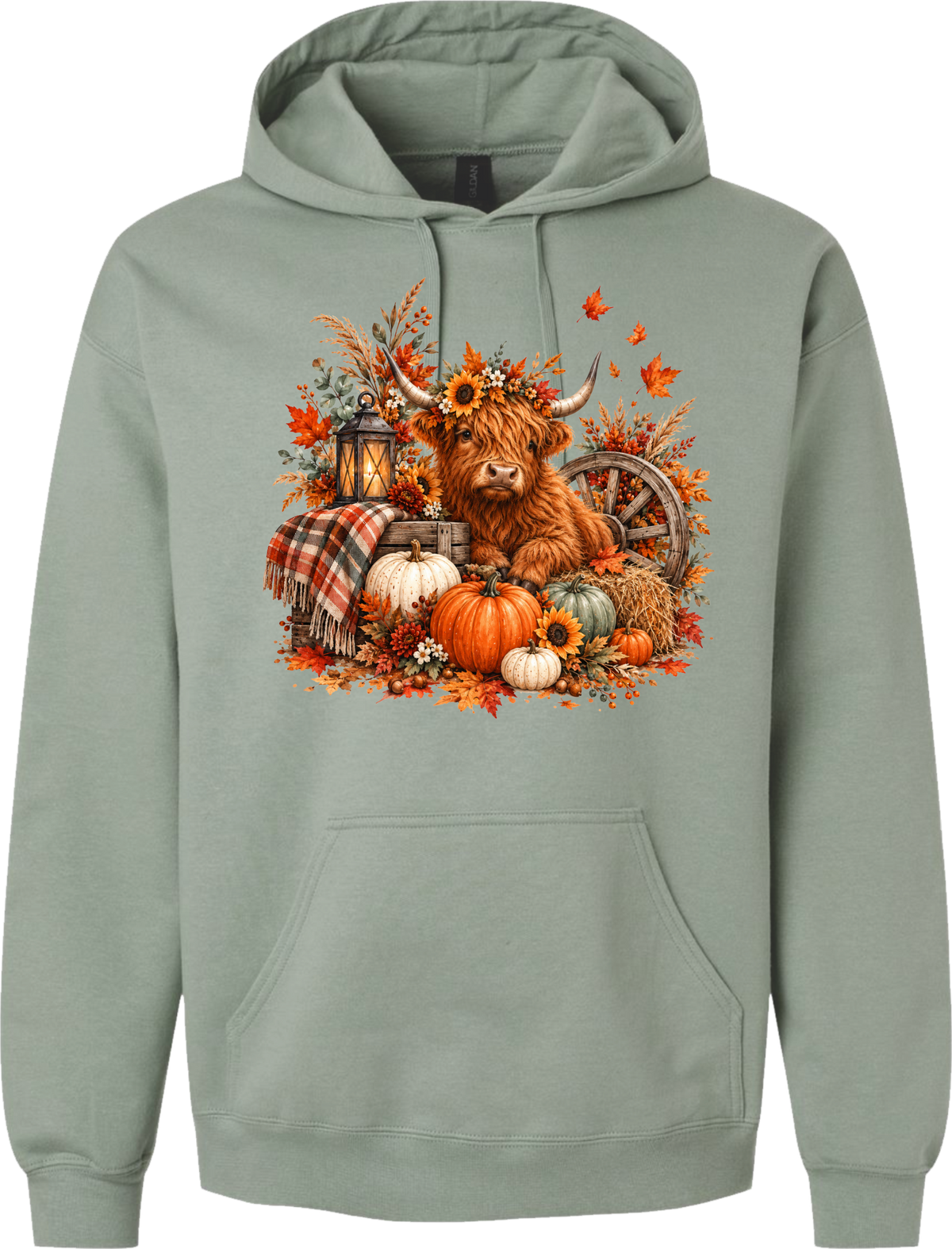 Fall Highland Cow