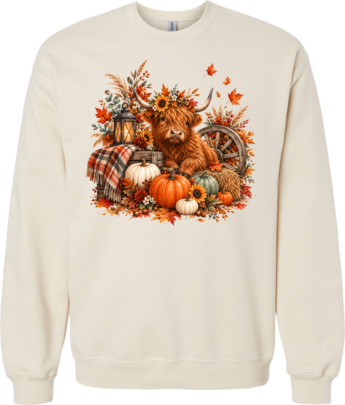 Fall Highland Cow