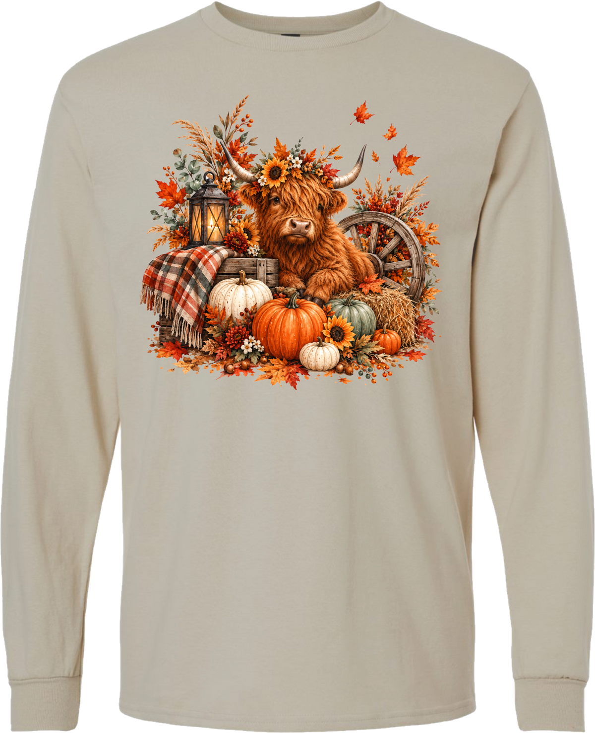 Fall Highland Cow