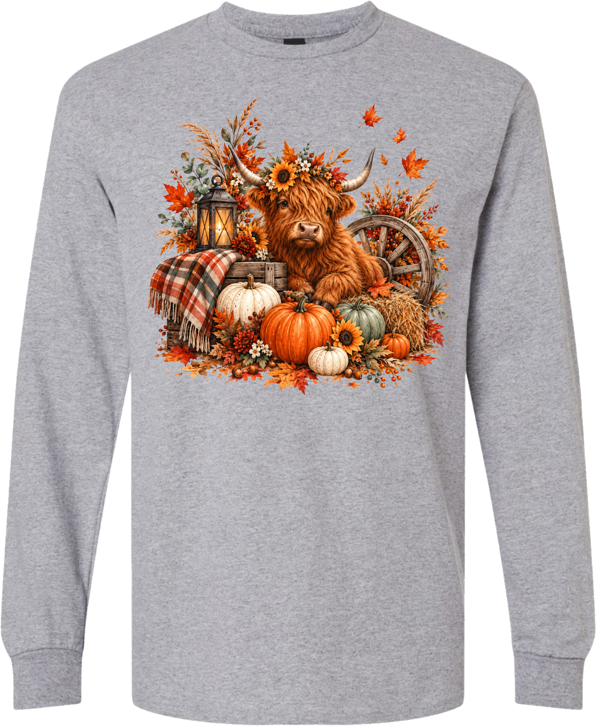Fall Highland Cow
