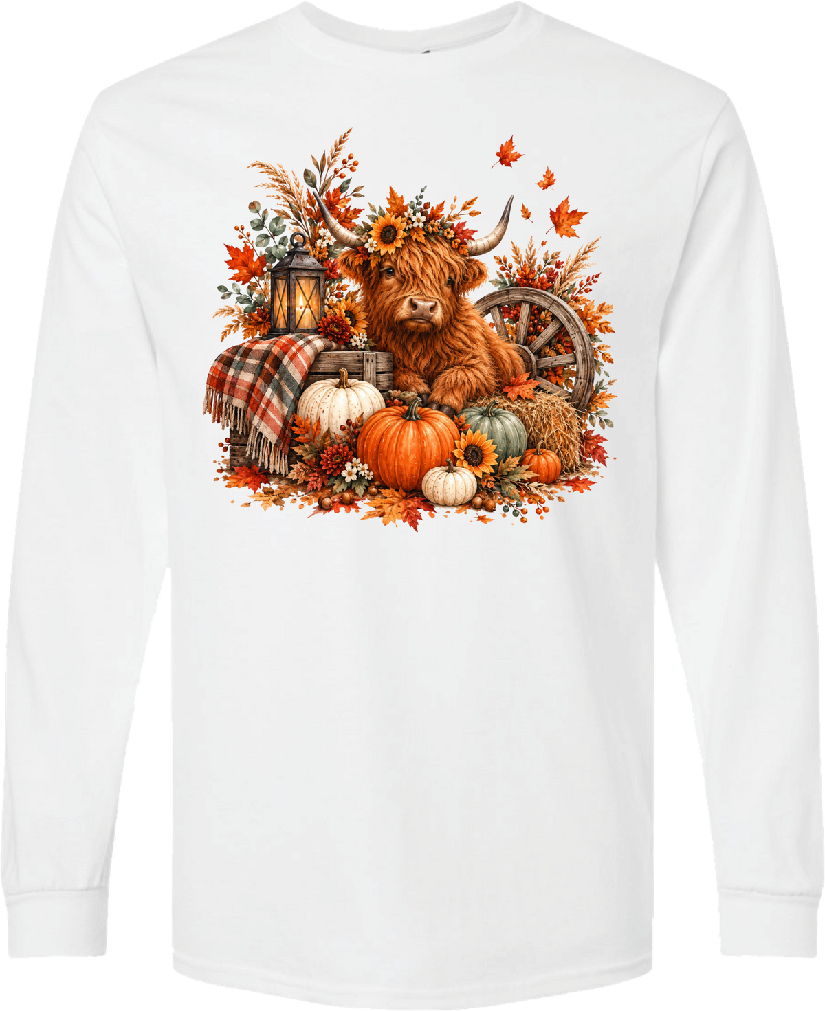 Fall Highland Cow