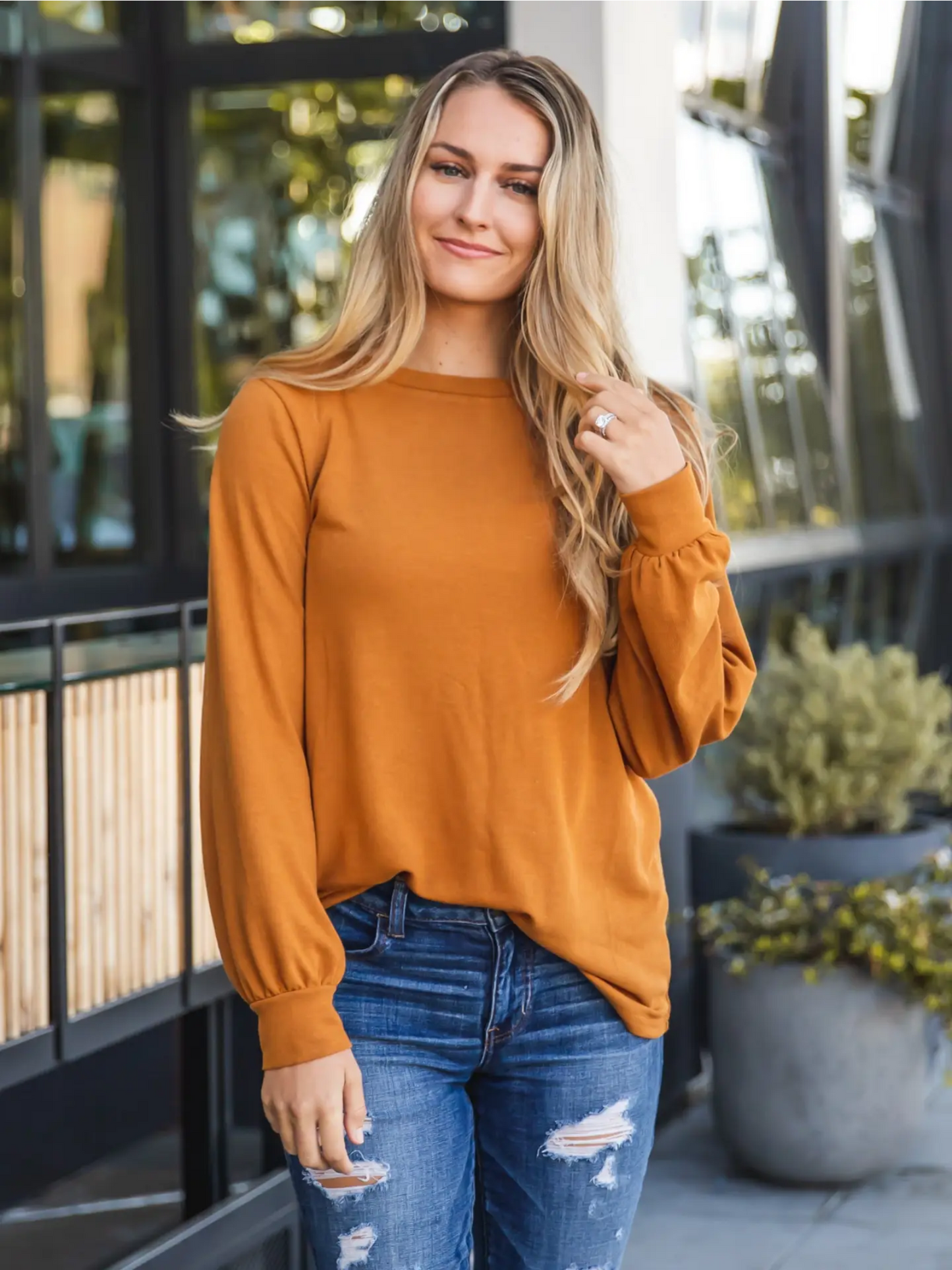 GLS01 - Long Sleeve Anne Top - Herreid