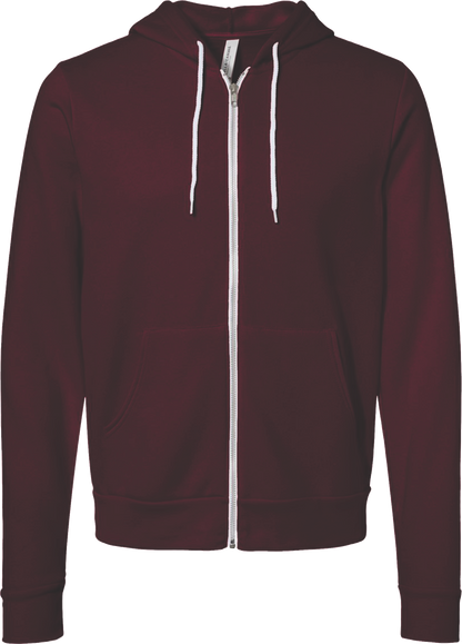 BC3739 - Unisex Sponge Fleece Full Zip Hooded Sweatshirt