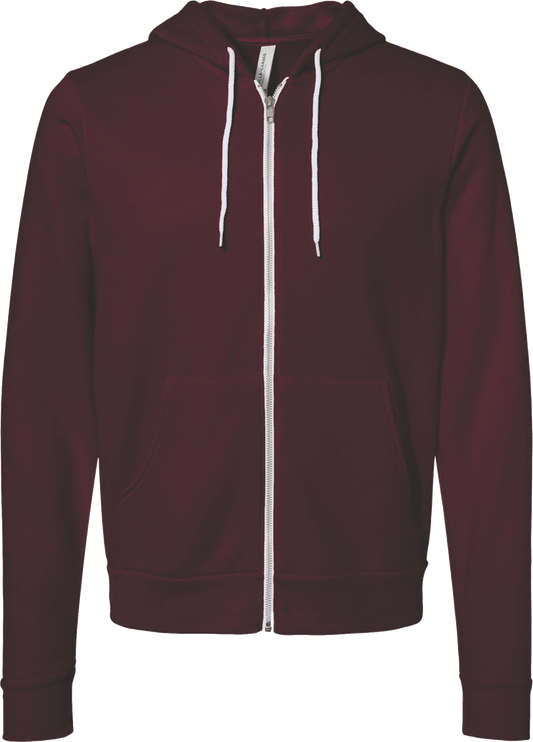 BC3739 - Unisex Sponge Fleece Full Zip Hooded Sweatshirt