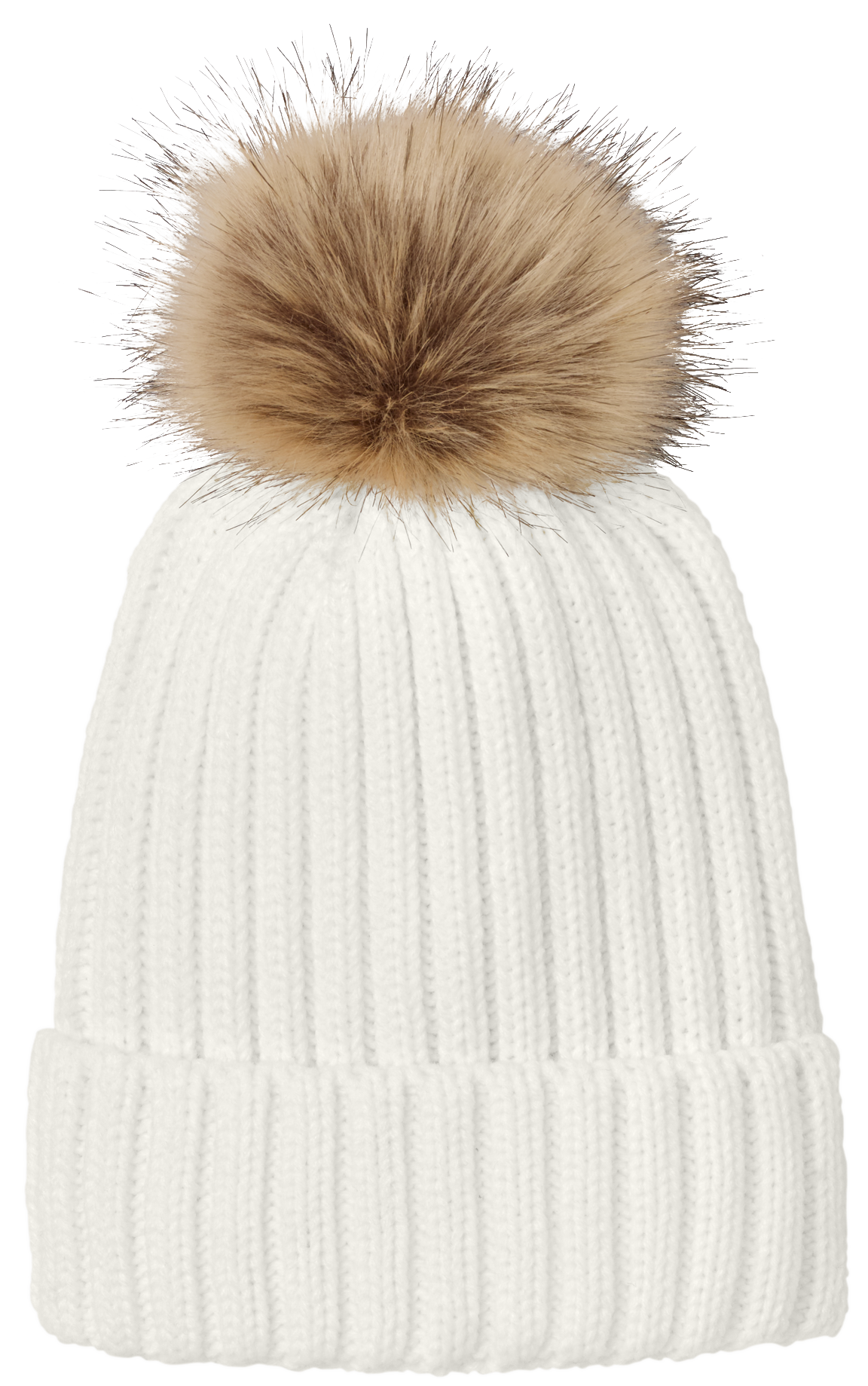 C990 - Faux Fur Pom Beanie - Strasburg 125th