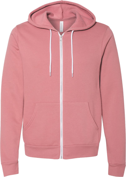BC3739 - Unisex Sponge Fleece Full Zip Hooded Sweatshirt