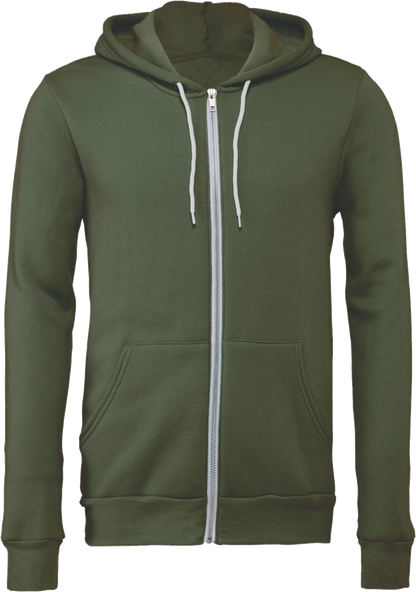 BC3739 - Unisex Sponge Fleece Full Zip Hooded Sweatshirt