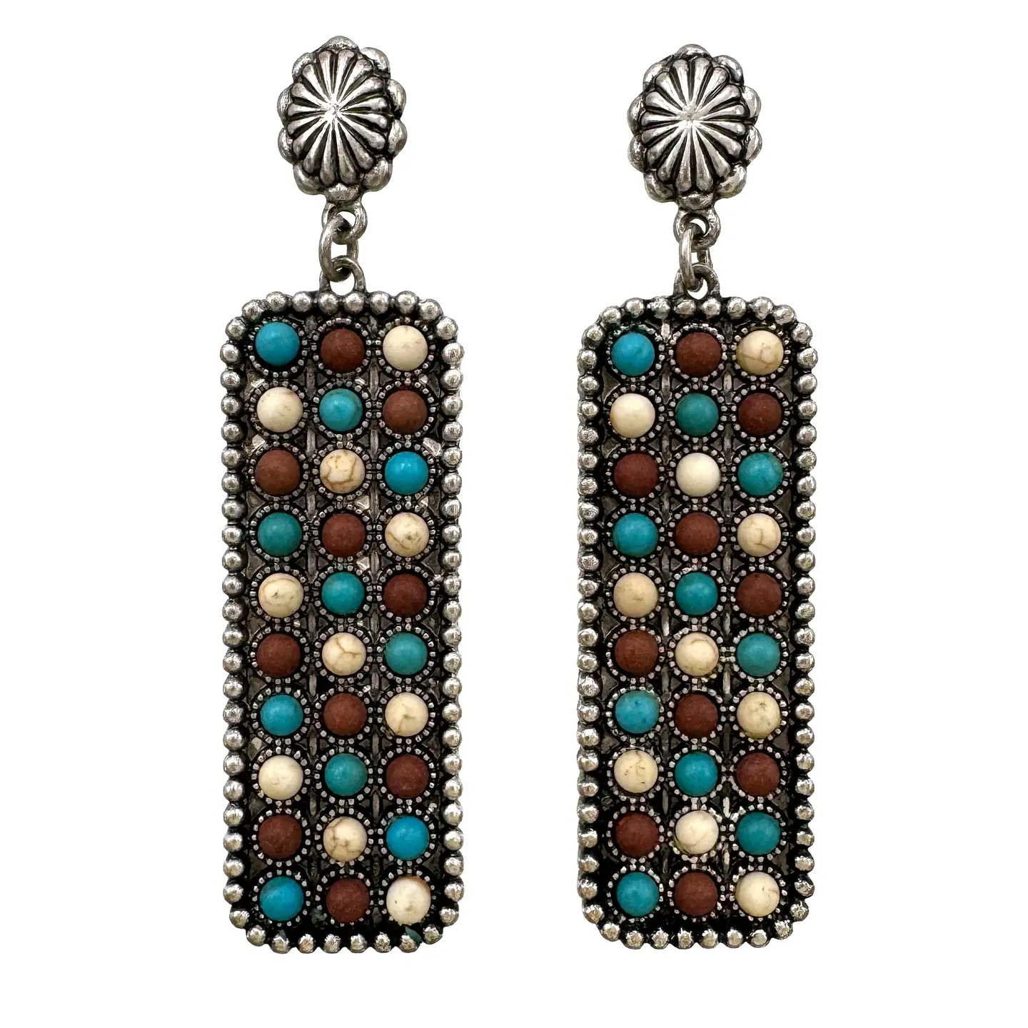 Earring - Navajo Western Rectangle