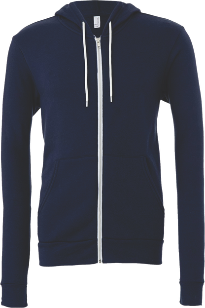 BC3739 - Unisex Sponge Fleece Full Zip Hooded Sweatshirt