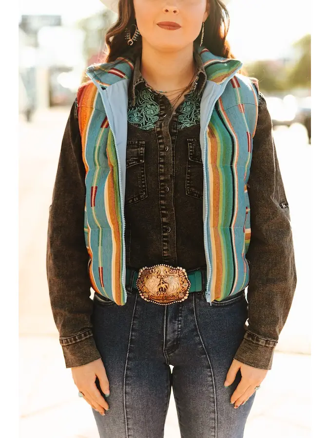 Vest - Serape Puffer