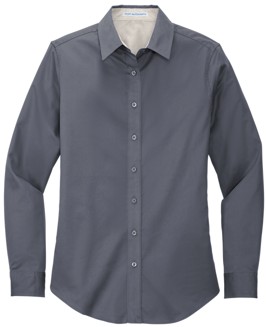 L608 - Womens Long Sleeve Easy Care Shirt - Herreid