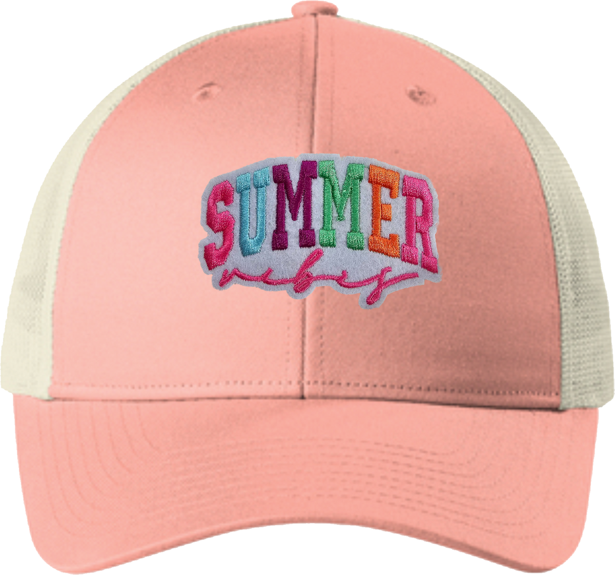 Decorated Hat - Summer Vibes On Coral