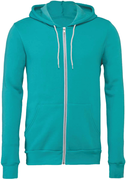 BC3739 - Unisex Sponge Fleece Full Zip Hooded Sweatshirt