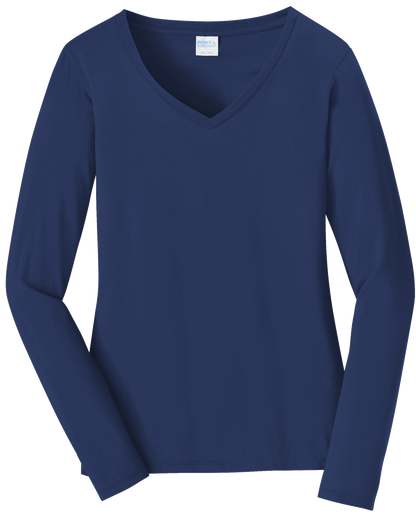 LPC450VLS - Ladies Long Sleeve V-Neck Tee - AMC Fun