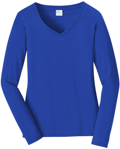 LPC450VLS - Ladies Long Sleeve V-Neck Tee - AMC Fun