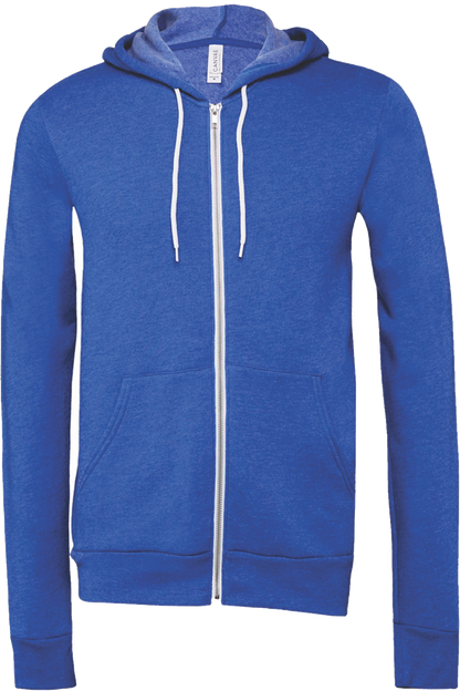 BC3739 - Unisex Sponge Fleece Full Zip Hooded Sweatshirt