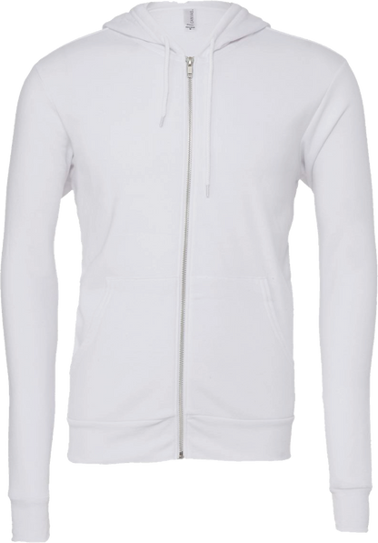 BC3739 - Unisex Sponge Fleece Full Zip Hooded Sweatshirt