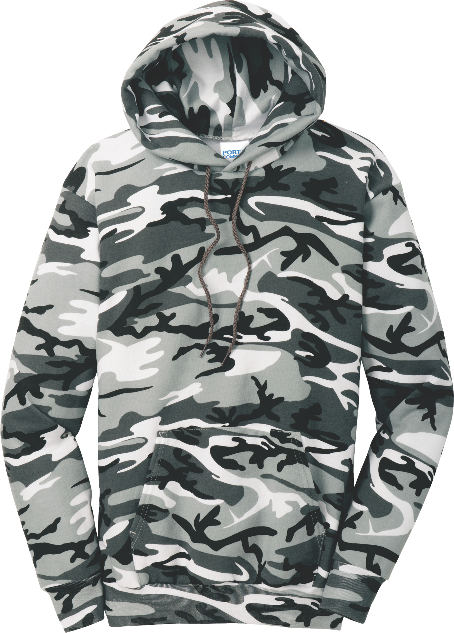 PC78HC - Core Fleece Camo Pullover Hooded Sweatshirt