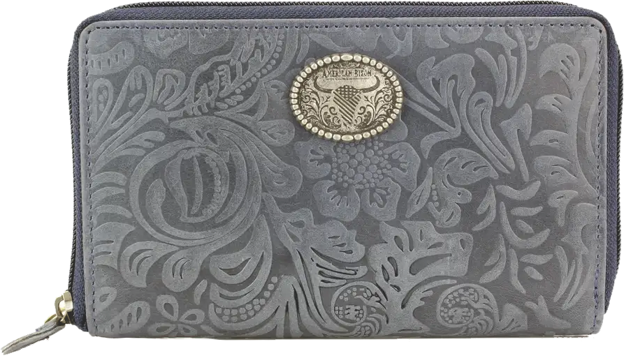 Wallet - Zip Around Filigree