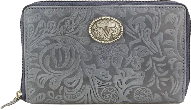 Wallet - Zip Around Filigree