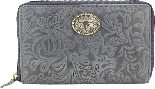 Wallet - Zip Around Filigree