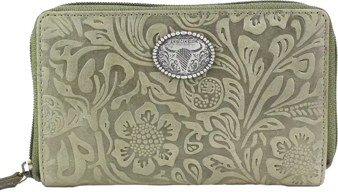 Wallet - Zip Around Filigree