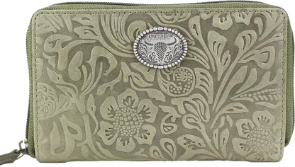 Wallet - Zip Around Filigree