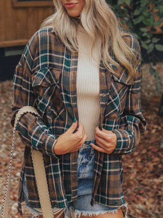 Shacket - Brown Plaid