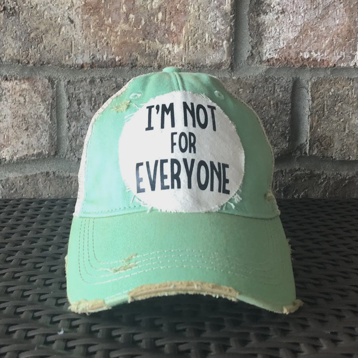 Decorated Hat - Not For Everyone